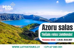 Lieldienas ziedošajās Azoru salās! Latvia Tours